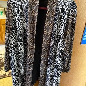 Multi color cardigan 3xl like new